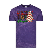 Cloud Purple it's the most wonderful time of the year christmas tree cake Vintage Tee - Jasminsmagicworld
