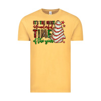 Vintage Mustard it's the most wonderful time of the year christmas tree cake Vintage Tee - Jasminsmagicworld