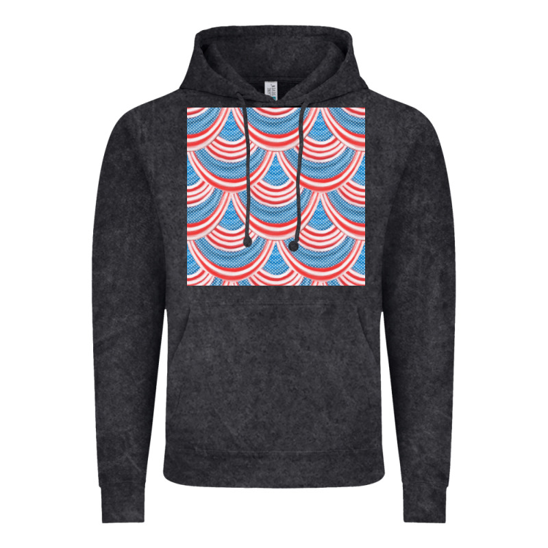 American Flag Seamless Pattern Vintage Hoodie by BundleAndBundleShop | Teevron