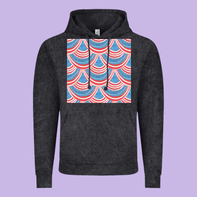 American Flag Seamless Pattern Vintage Hoodie Designed By Bundleandbundleshop