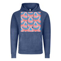 Vintage Denim american flag seamless pattern Vintage Hoodie - BundleAndBundleShop