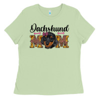 Matcha western dachshund mom Ladies Tee - RanaPortraitStore