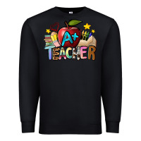 Black a teacher Premium Sweatshirt - NancyCooperArtShop