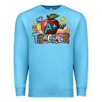 Ocean Blue a teacher Premium Sweatshirt - NancyCooperArtShop