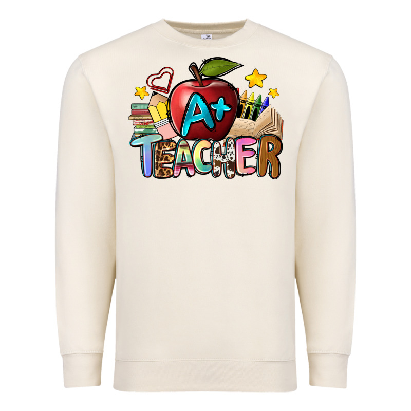 A Teacher Premium Sweatshirt by NancyCooperArtShop | Teevron