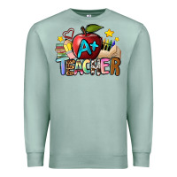 Seafoam a teacher Premium Sweatshirt - NancyCooperArtShop