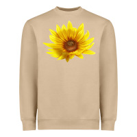 Mushroom Maximillian Perennial Sunflower Heavyweight Sweatshirt - LillyAllenDesigns