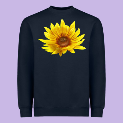 Maximillian Perennial Sunflower Heavyweight Sweatshirt Designed By Lillyallendesigns