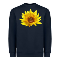 Navy Maximillian Perennial Sunflower Heavyweight Sweatshirt - LillyAllenDesigns