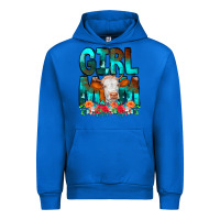 Cobalt Girl Mom Cow Flowers Urban Hoodie - CowCowDesign