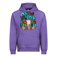 Tulip Girl Mom Cow Flowers Urban Hoodie - CowCowDesign