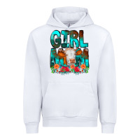 White Girl Mom Cow Flowers Urban Hoodie - CowCowDesign
