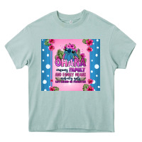 Arona ohana means family stitch Heavy Core Tee - Zillion Design Studio