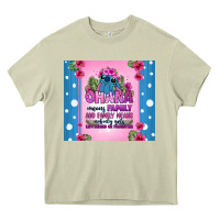 Mossy ohana means family stitch Heavy Core Tee - Zillion Design Studio