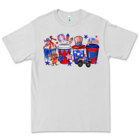 Dove Grey 4th of July coffee drinks Premium Tee - Neo Western