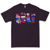 Plum 4th of July coffee drinks Premium Tee - Neo Western