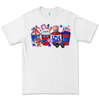 White 4th of July coffee drinks Premium Tee - Neo Western