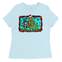 Baby Blue merry & bright Ladies Tee - JahusDesignShop