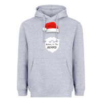 Heather Grey Believe In The Beard Heavyweight Hoodie - Bettercallsaul