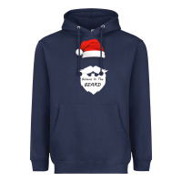 Navy Believe In The Beard Heavyweight Hoodie - Bettercallsaul