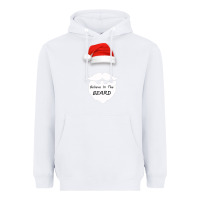 White Believe In The Beard Heavyweight Hoodie - Bettercallsaul