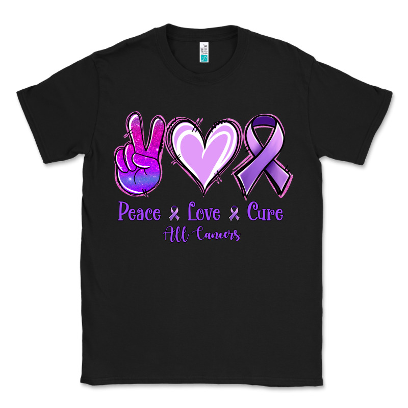 Peace Love Cure All Cancers Classic Tee by Jasminsmagicworld | Teevron