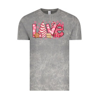 Cloud Rock love pink christmas tree cake Vintage Tee - Jasminsmagicworld