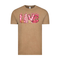 Vintage Coffee love pink christmas tree cake Vintage Tee - Jasminsmagicworld
