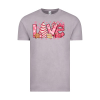 Vintage Zinc love pink christmas tree cake Vintage Tee - Jasminsmagicworld