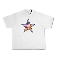 Lunar Rock American Flag Star Urban Heavy Tee - LillyAllenDesigns