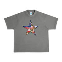 Tornado American Flag Star Urban Heavy Tee - LillyAllenDesigns
