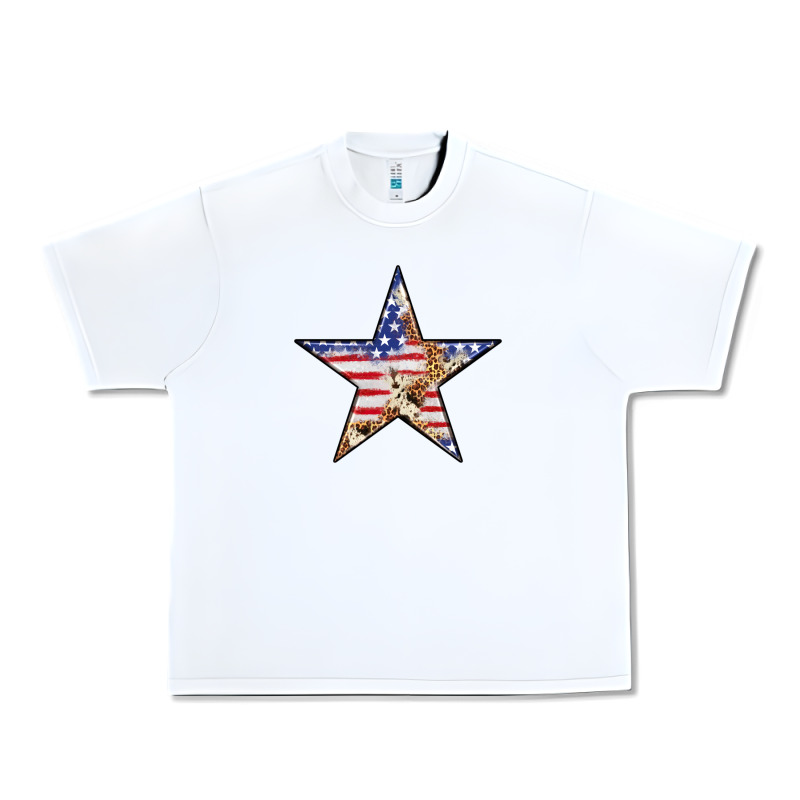American Flag Star Urban Heavy Tee by LillyAllenDesigns | Teevron