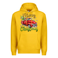 Lemon Merry Christmas truck Premium Hoodie - texasbilliewilder
