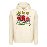 Sandshell Merry Christmas truck Premium Hoodie - texasbilliewilder