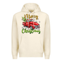 Tofu Merry Christmas truck Premium Hoodie - texasbilliewilder