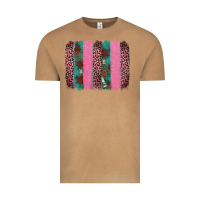Vintage Camel valentine's leopard brushstroke Vintage Tee - AdoDesignShop