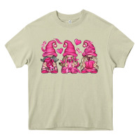 Mossy Breast Cancer Gnomes Heavy Core Tee - texasbilliewilder