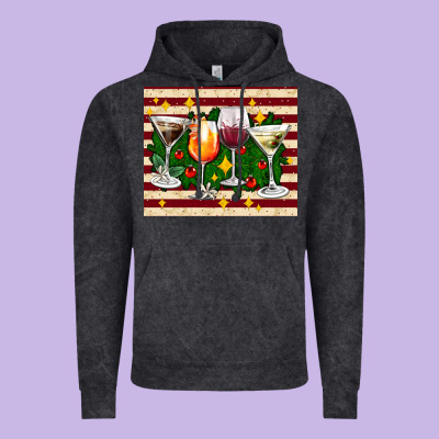 Christmas Cocktail Vintage Hoodie Designed By Adodesignshop