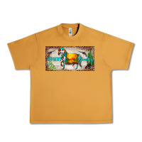 Peanut Butter western howdy cowboy horse sunset weapon cactus leopard  license plate Urban Heavy Tee - BarkalooDesign