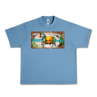 Pebble Blue western howdy cowboy horse sunset weapon cactus leopard  license plate Urban Heavy Tee - BarkalooDesign