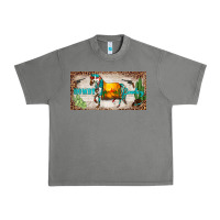 Tornado western howdy cowboy horse sunset weapon cactus leopard  license plate Urban Heavy Tee - BarkalooDesign