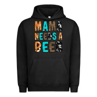 Pigment Black Mama Needs a Beer Urban Hoodie - CowCowDesign