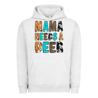 Pigment Lunar Rock Mama Needs a Beer Urban Hoodie - CowCowDesign