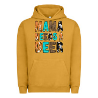 Pigment Peanut Butter Mama Needs a Beer Urban Hoodie - CowCowDesign