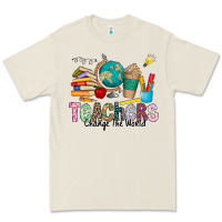 Bone Teachers Change The World Premium Tee - CowhideDigitalArt