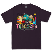 Plum Teachers Change The World Premium Tee - CowhideDigitalArt