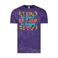 Cloud Purple be kind be true be you Vintage Tee - NancyCooperArtShop
