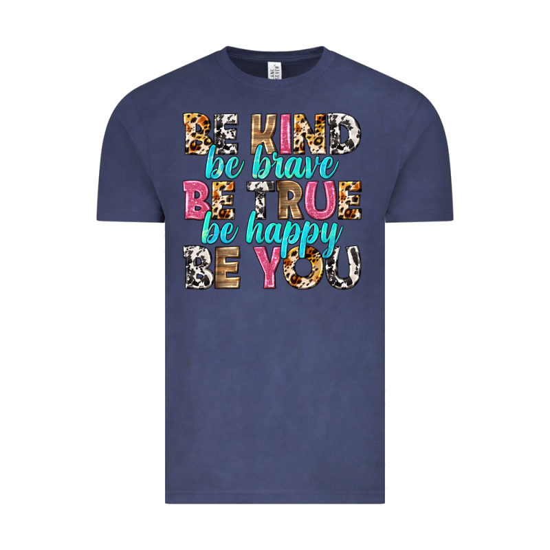 Be Kind Be True Be You Vintage Tee by NancyCooperArtShop | Teevron