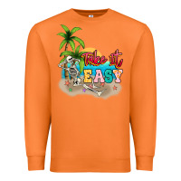 Carrot take it easy Premium Sweatshirt - NancyCooperArtShop