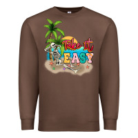 Chestnut take it easy Premium Sweatshirt - NancyCooperArtShop